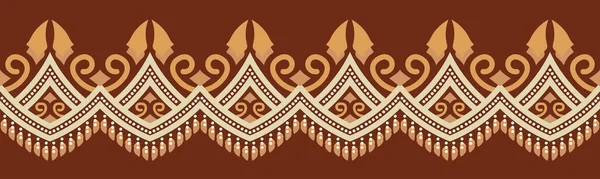 Modèle Ethnique Motif Géométrique Décoration Folklorique Texture Vectorielle Ethnique Tribale — Image vectorielle