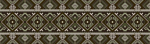 Patrones Étnicos Geométricos Patrón Píxeles Diseño Tradicional Adorno Azteca Fronteriza — Archivo Imágenes Vectoriales