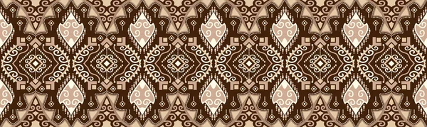 Padrões Étnicos Geométricos Padrão Pixel Design Tradicional Ornamento Asteca Fronteira — Vetor de Stock