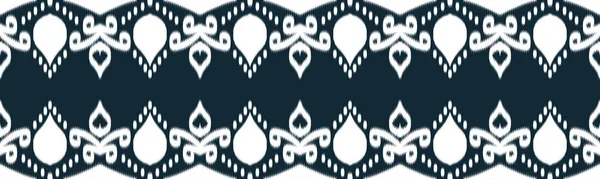 イカット エスニック シームレス パターン デザイン 幾何学的部族ベクトルテクスチャ 部族の刺繍図 背景ベクトル図Ep 背景色を変更することができますデザイン — ストックベクタ