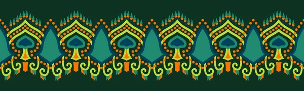 Padrão Étnico Ornamento Folclore Design Geométrico Textura Vetorial Étnica Tribal —  Vetores de Stock
