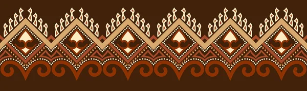 Patrón Étnico Diseño Geométrico Ornamento Folclore Textura Vectorial Étnica Tribal — Archivo Imágenes Vectoriales