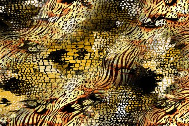 Renkli desenler fraktal. Psikedelik fraktal, fırça darbelerinin dokusu. Tekstil desenleri için renkli boyalar. Soyut arkaplan renkleri kaotik fırça darbeleri.