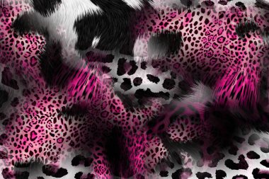 Renkli desenler fraktal. Psikedelik fraktal, fırça darbelerinin dokusu. Tekstil desenleri için renkli boyalar. Soyut arkaplan renkleri kaotik fırça darbeleri.