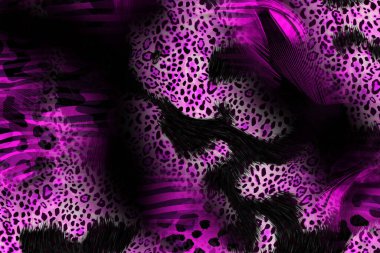 Renkli desenler fraktal. Psikedelik fraktal, fırça darbelerinin dokusu. Tekstil desenleri için renkli boyalar. Soyut arkaplan renkleri kaotik fırça darbeleri.