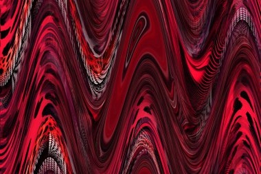 Renkli desenler fraktal. Psikedelik fraktal, fırça darbelerinin dokusu. Tekstil desenleri için renkli boyalar. Soyut arkaplan renkleri kaotik fırça darbeleri.