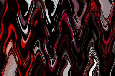 Renkli desenler fraktal. Psikedelik fraktal, fırça darbelerinin dokusu. Tekstil desenleri için renkli boyalar. Soyut arkaplan renkleri kaotik fırça darbeleri.