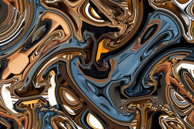 Renkli desenler fraktal. Psikedelik fraktal, fırça darbelerinin dokusu. Tekstil desenleri için renkli boyalar. Soyut arkaplan renkleri kaotik fırça darbeleri.