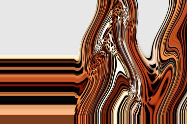 Renkli desenler fraktal. Psikedelik fraktal, fırça darbelerinin dokusu. Tekstil desenleri için renkli boyalar. Soyut arkaplan renkleri kaotik fırça darbeleri.