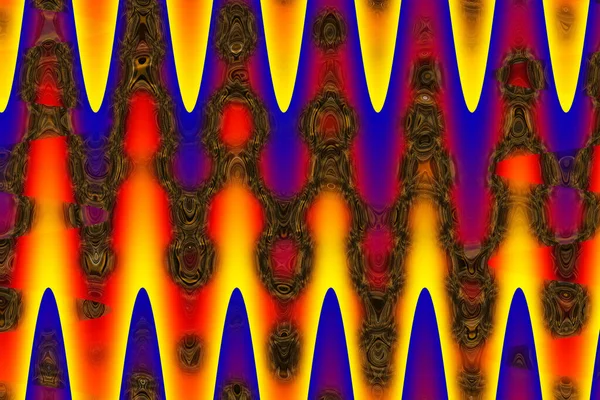 Padrões Coloridos Fractal Psychedelic Fractal Textura Pinceladas Pintura Colorida Lines — Fotografia de Stock