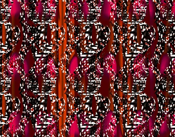 Текстильная Принта Абстрактный Фон Одежда Красочный Узор Repeat Геометрии Текстура — стоковое фото