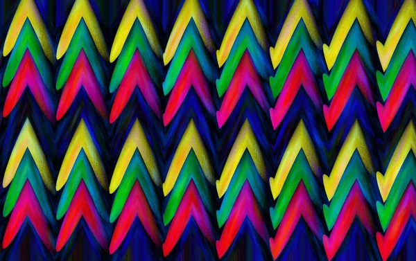 Textile Print Abstract Background Clothing Colorful Pattern Repeat Geometry Texture — Stock Photo, Image