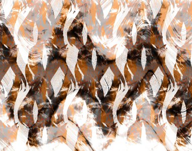 Tekstil baskı deseni. Geometrik Çizgiler Moda Tasarımı. Soyut geometrik girdap fraktal.Boyalı Arka plan. Hippie soyut saykodelik çizgiler. Tekstil çizimi.