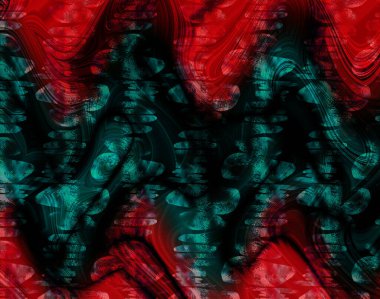 Tekstil baskı deseni. Geometrik Çizgiler Moda Tasarımı. Soyut geometrik girdap fraktal.Boyalı Arka plan. Hippie soyut saykodelik çizgiler. Tekstil çizimi.