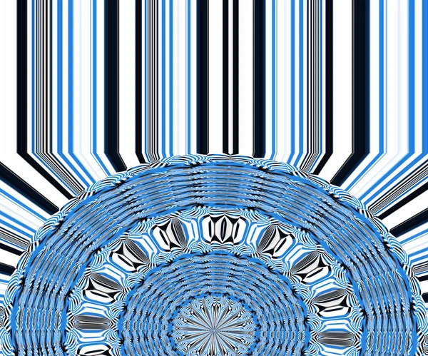 Textildruckmuster Geometrische Linien Muster Modedesign Abstrakte Geometrische Wirbelfrakt Tie Dye — Stockfoto