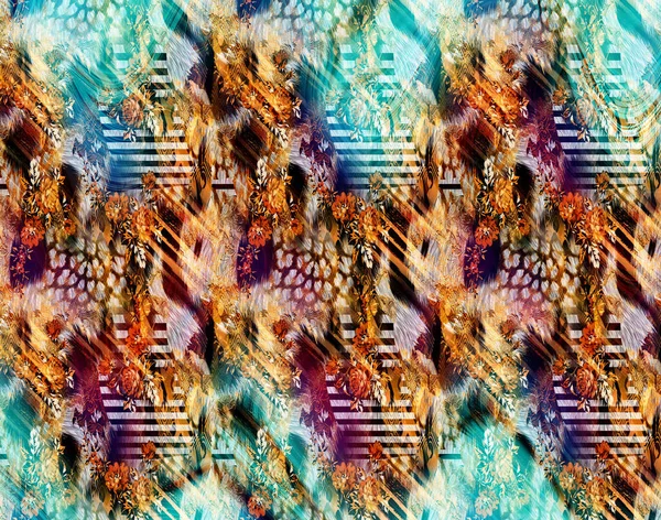 Текстильний Візерунок Друку Геометричні Лінії Візерунок Модний Дизайн Абстрактний Геометричний — стокове фото