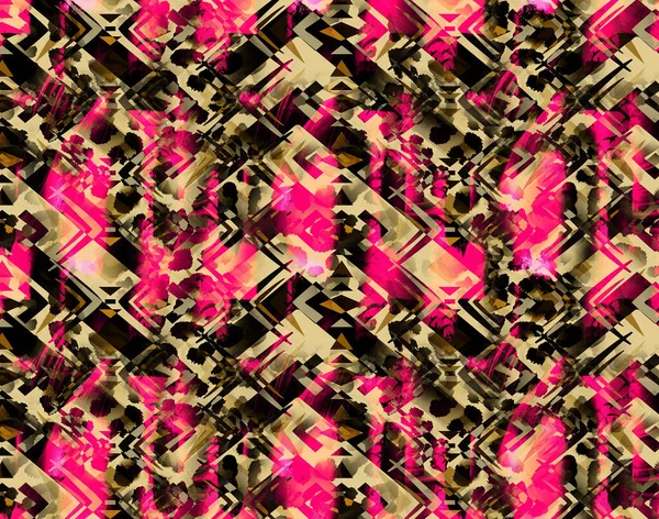 예술적 추상적 텍스처는 줄무늬 스카프 디자인을 포스터 프레임 테두리 — 스톡 사진