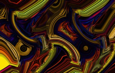 Renkli moda desenleri. Tekstil desenleri. Tekstil desenleri. Fraktal renkli desenler. Baskı desenleri.