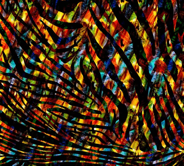 Художественные Абстрактные Текстуры Текстуры Линии Полосы Рисунок Шарф Дизайн Стенной — стоковое фото