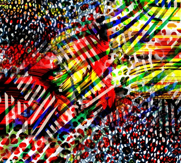 Künstlerische Abstrakte Kunstwerke Texturen Linien Streifenmuster Schal Design Für Wandposter — Stockfoto