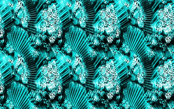 Renkli Desenler Çalışması Leopar Zebra Kamuflaj Elbise Tasarımı Tekstil Kumaş — Stok fotoğraf
