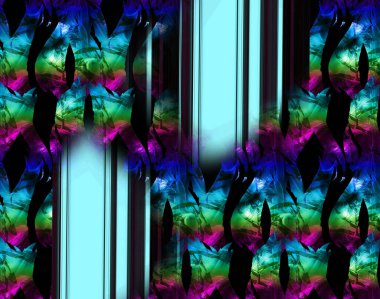 Horizontal thin colorful lines background.Textile illustration.Fractal colorful pattern.Print pattern illustration.Abstract decorative texture with colorful zig zag pattern. illustration.