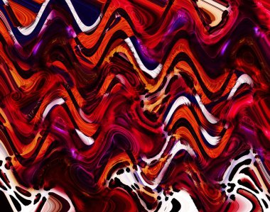 Horizontal thin colorful lines background.Textile illustration.Fractal colorful pattern.Print pattern illustration.Abstract decorative texture with colorful zig zag pattern. illustration.