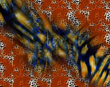 Horizontal thin colorful lines background.Textile illustration.Fractal colorful pattern.Print pattern illustration.Abstract decorative texture with colorful zig zag pattern. illustration.