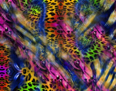 Horizontal thin colorful lines background.Textile illustration.Fractal colorful pattern.Print pattern illustration.Abstract decorative texture with colorful zig zag pattern. illustration.