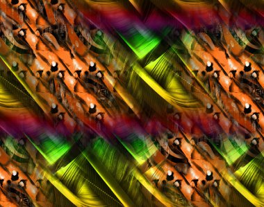 Horizontal thin colorful lines background.Textile illustration.Fractal colorful pattern.Print pattern illustration.Abstract decorative texture with colorful zig zag pattern. illustration.