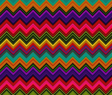 Horizontal thin colorful lines background.Textile illustration.Fractal colorful pattern.Print pattern illustration.Abstract decorative texture with colorful zig zag pattern. illustration.