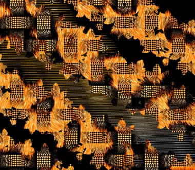 Horizontal thin colorful lines background.Textile illustration.Fractal colorful pattern.Print pattern illustration.Abstract decorative texture with colorful zig zag pattern. illustration.