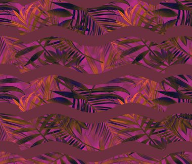 Horizontal thin colorful lines background.Textile illustration.Fractal colorful pattern.Print pattern illustration.Abstract decorative texture with colorful zig zag pattern. illustration.