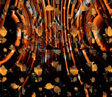 Colorful abstract pattern,pattern for fabric, textile, fashion, interior decor, web.Abstract digital fractal pattern. Horizontal orientation pattern in african ethnic style. Tribal ornament.