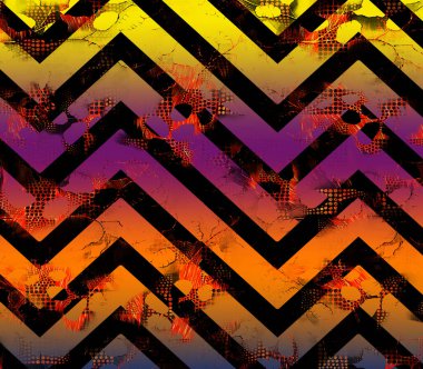 Colorful abstract pattern,pattern for fabric, textile, fashion, interior decor, web.Abstract digital fractal pattern. Horizontal orientation pattern in african ethnic style. Tribal ornament.