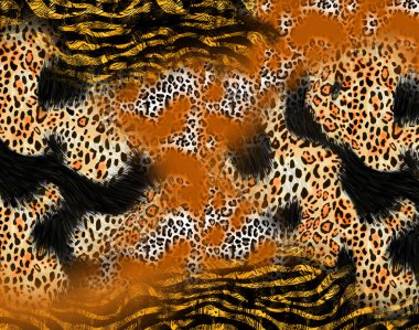 Colorful abstract pattern,pattern for fabric, textile, fashion, interior decor, web.Abstract digital fractal pattern. Horizontal orientation pattern in african ethnic style. Tribal ornament.