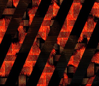 Colorful abstract pattern,pattern for fabric, textile, fashion, interior decor, web.Abstract digital fractal pattern. Horizontal orientation pattern in african ethnic style. Tribal ornament.