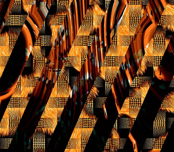 Colorful abstract pattern,pattern for fabric, textile, fashion, interior decor, web.Abstract digital fractal pattern. Horizontal orientation pattern in african ethnic style. Tribal ornament.