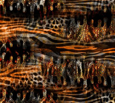 Colorful wavy stripes pattern. Fractal colorful pattern. Wavy futuristic background. Abstract digital fractal pattern. Abstract glitch texture. horizontal background