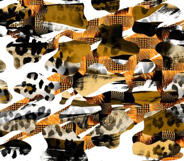 Colorful wavy stripes pattern. Fractal colorful pattern. Wavy futuristic background. Abstract digital fractal pattern. Abstract glitch texture. horizontal background