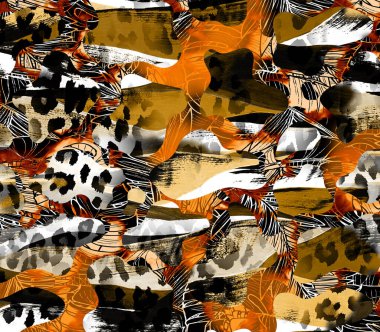 Colorful wavy stripes pattern. Fractal colorful pattern. Wavy futuristic background. Abstract digital fractal pattern. Abstract glitch texture. horizontal background