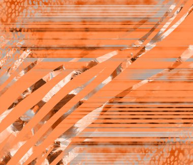 Colorful wavy stripes pattern. Fractal colorful pattern. Wavy futuristic background. Abstract digital fractal pattern. Abstract glitch texture. horizontal background