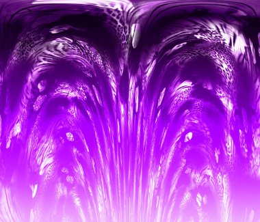 Colorful wavy stripes pattern. Fractal colorful pattern. Wavy futuristic background. Abstract digital fractal pattern. Abstract glitch texture. horizontal background