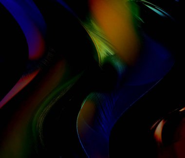 Colorful wavy stripes pattern. Fractal colorful pattern. Wavy futuristic background. Abstract digital fractal pattern. Abstract glitch texture. horizontal background