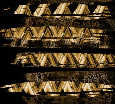 Colorful wavy stripes pattern. Fractal colorful pattern. Wavy futuristic background. Abstract digital fractal pattern. Abstract glitch texture. horizontal background