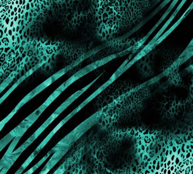 Colorful wavy stripes pattern. Fractal colorful pattern. Wavy futuristic background. Abstract digital fractal pattern. Abstract glitch texture. horizontal background