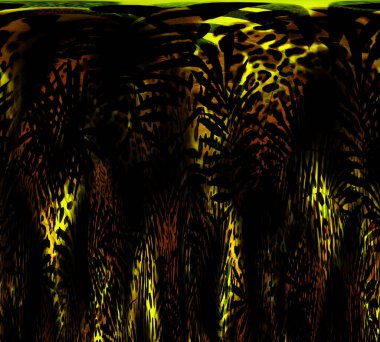 Colorful wavy stripes pattern. Fractal colorful pattern. Wavy futuristic background. Abstract digital fractal pattern. Abstract glitch texture. horizontal background