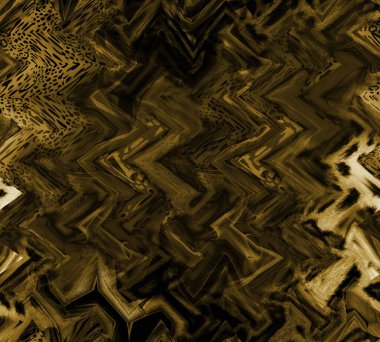 Colorful wavy stripes pattern. Fractal colorful pattern. Wavy futuristic background. Abstract digital fractal pattern. Abstract glitch texture. horizontal background