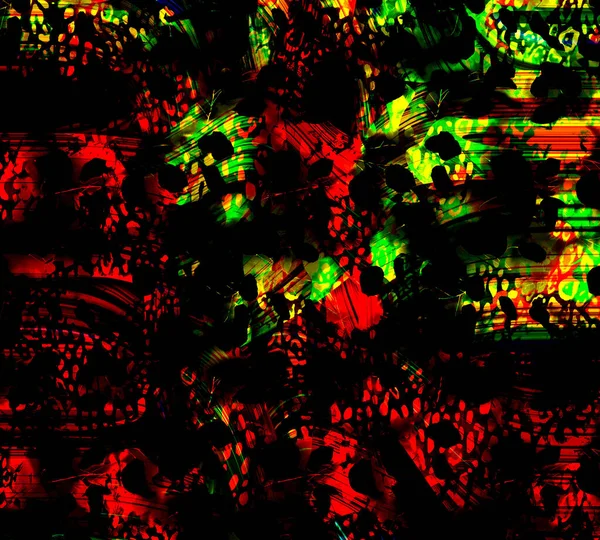 Kolorowe Faliste Paski Fraktalny Kolorowy Wzór Faliste Futurystyczne Tło Abstrakcyjny — Zdjęcie stockowe