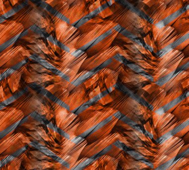 Colorful wavy stripes pattern. Fractal colorful pattern. Wavy futuristic background. Abstract digital fractal pattern. Abstract glitch texture. horizontal background